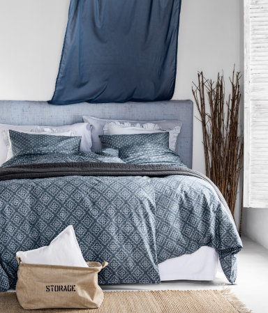 Blue bed